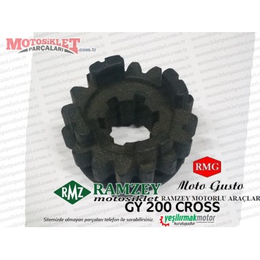 Ramzey, RMG Moto Gusto GY200 Cross 3. Vites Dişli Karşılığı