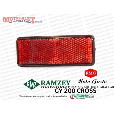 Ramzey, RMG Moto Gusto GY200 Cross Arka Reflektör