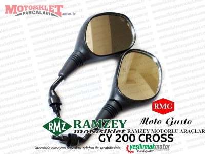 Ramzey, RMG Moto Gusto GY200 Cross Ayna Takımı