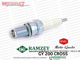 Ramzey, RMG Moto Gusto GY200 Cross Buji - NGK