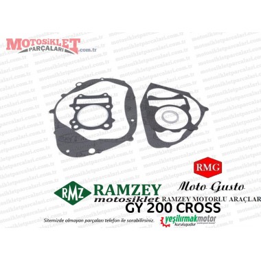 Ramzey, RMG Moto Gusto GY200 Cross Conta Takımı