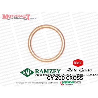 Ramzey, RMG Moto Gusto GY200 Cross Egzoz Contası