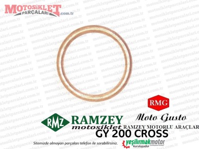 Ramzey, RMG Moto Gusto GY200 Cross Egzoz Contası