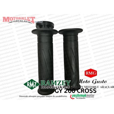 Ramzey, RMG Moto Gusto GY200 Cross Gaz Kolu ve Sol Elcik Takım