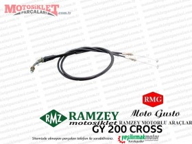 Ramzey, RMG Moto Gusto GY200 Cross Gaz Teli Takım
