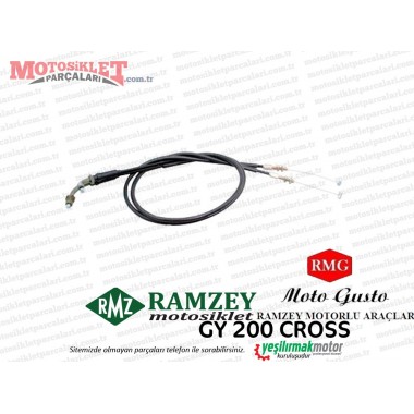Ramzey, RMG Moto Gusto GY200 Cross Gaz Teli Takım