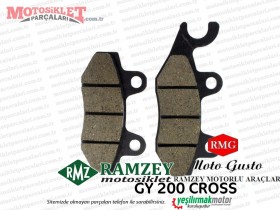 Ramzey, RMG Moto Gusto GY200 Cross Ön Fren Balatası