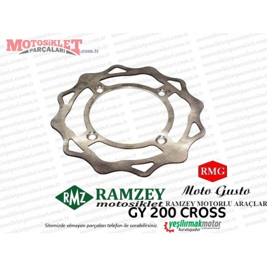 Ramzey, RMG Moto Gusto GY200 Cross Ön Fren Diski