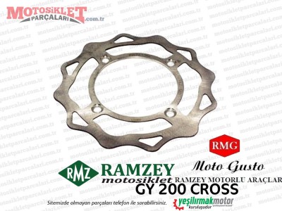 Ramzey, RMG Moto Gusto GY200 Cross Ön Fren Diski