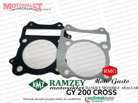 Ramzey, RMG Moto Gusto GY200 Cross Silindir Alt-Üst Conta Takım