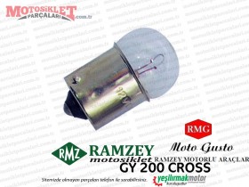Ramzey, RMG Moto Gusto GY200 Cross Sinyal Ampulü