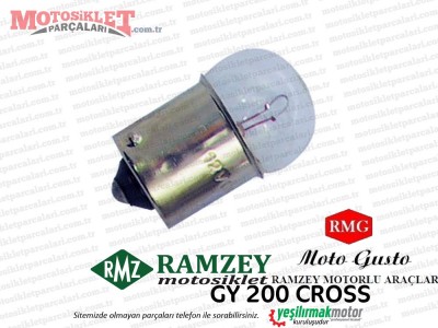 Ramzey, RMG Moto Gusto GY200 Cross Sinyal Ampulü