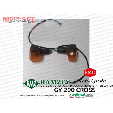 Ramzey, RMG Moto Gusto GY200 Cross Sinyal Takımı