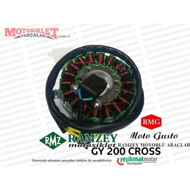 Ramzey, RMG Moto Gusto GY200 Cross Stator, Sargı