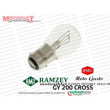 Ramzey, RMG Moto Gusto GY200 Cross Stop Ampulü
