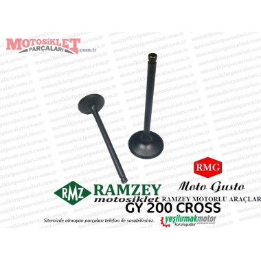 Ramzey, RMG Moto Gusto GY200 Cross Supap Takımı