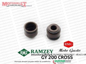 Ramzey, RMG Moto Gusto GY200 Cross Supap Yağ Keçe Takımı