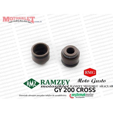 Ramzey, RMG Moto Gusto GY200 Cross Supap Yağ Keçe Takımı