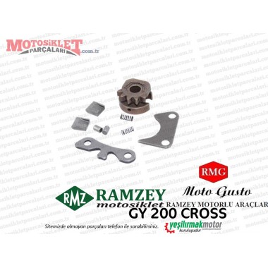 Ramzey, RMG Moto Gusto GY200 Cross Vites Hilal Mil Kepi