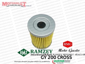 Ramzey, RMG Moto Gusto GY200 Cross Yağ Filtresi