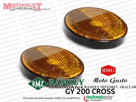 Ramzey, RMG Moto Gusto GY200 Cross Yan Reflektör Takım