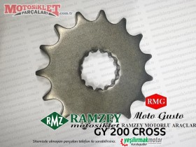 Ramzey, RMG Moto Gusto GY200 Cross Zincir Dişlisi Ön