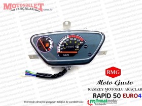 RMG Moto Gusto Rapid 50 EURO 4 Gösterge, Kilometre Saati Komple