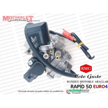 RMG Moto Gusto Rapid 50 EURO 4 Karbüratör Elektronik