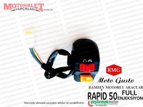 RMG Moto Gusto Rapid 50 (Full Enjeksiyon) Kumanda Paneli Sağ