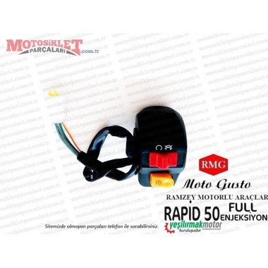 RMG Moto Gusto Rapid 50 (Full Enjeksiyon) Kumanda Paneli Sağ
