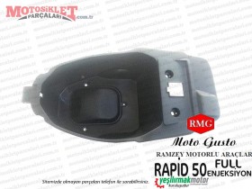RMG Moto Gusto Rapid 50 (Full Enjeksiyon) Sele Alt Bagaj (KAPAKSIZ !!! )