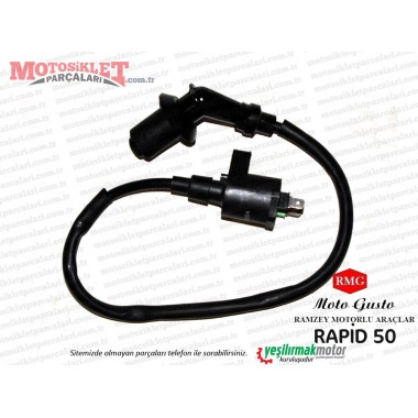 RMG Moto Gusto Rapid 50 Ateşleme Bobini ve Buji Başlığı