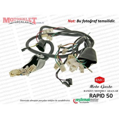RMG Moto Gusto Rapid 50 Elektrik Tesisatı
