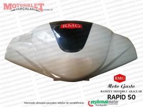RMG Moto Gusto Rapid 50 Gidon Muhafazası Ön Beyaz
