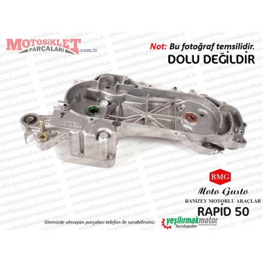 RMG Moto Gusto Rapid 50 Karter, Krank Kutusu Sol