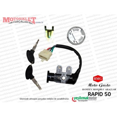 RMG Moto Gusto Rapid 50 Kontak Kilit Seti