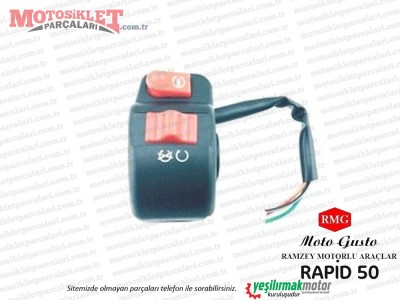 RMG Moto Gusto Rapid 50 Kumanda Paneli Sağ