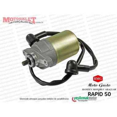 RMG Moto Gusto Rapid 50 Marş Motoru