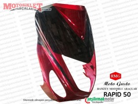 RMG Moto Gusto Rapid 50 Ön Göğüs, Far Grenajı Kırmızı