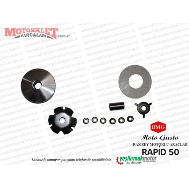 RMG Moto Gusto Rapid 50 Ön Varyatör Komple