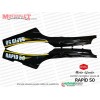 RMG Moto Gusto Rapid 50 Sele Altı Çıta, Marşbiyel Sağ-Sol Takım - BEYAZ MOTOR İÇİN