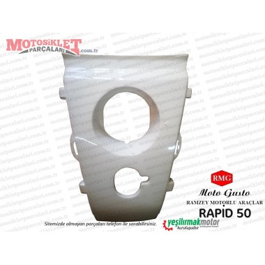 RMG Moto Gusto Rapid 50 Stop Üst Kapak Beyaz