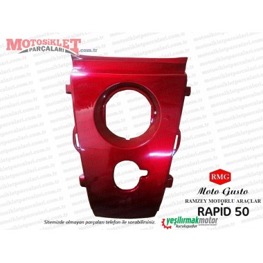 RMG Moto Gusto Rapid 50 Stop Üst Kapak Kırmızı