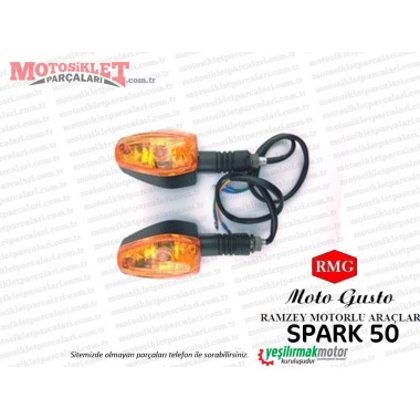 RMG Moto Gusto Spark 50 Arka Sinyal Takımı