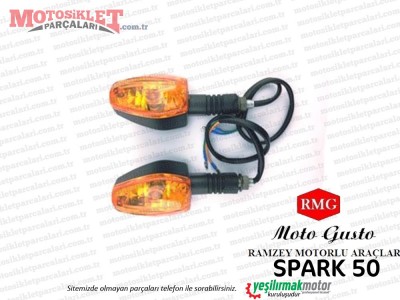 RMG Moto Gusto Spark 50 Arka Sinyal Takımı