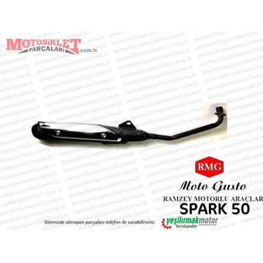 RMG Moto Gusto Spark 50 Egzoz Komple[katölizör yoktur]
