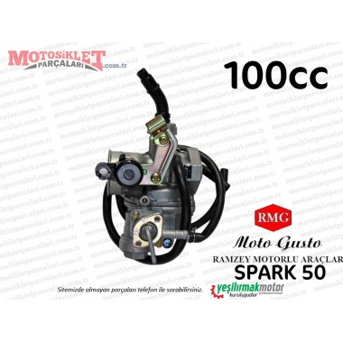 RMG Moto Gusto Spark 50 Karbüratör Komple (100cc)