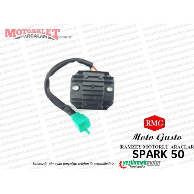 RMG Moto Gusto Spark 50 Konjektör, Regülatör