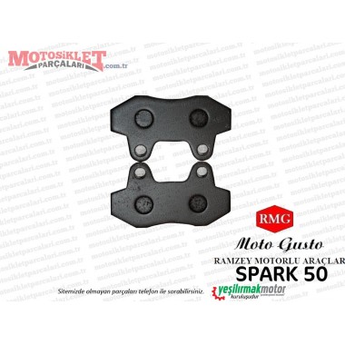 RMG Moto Gusto Spark 50 Ön Fren Balatası Takım