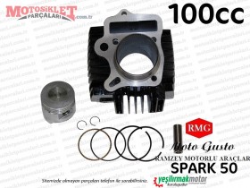 RMG Moto Gusto Spark 50 Silindir Piston Segman Seti (100cc)